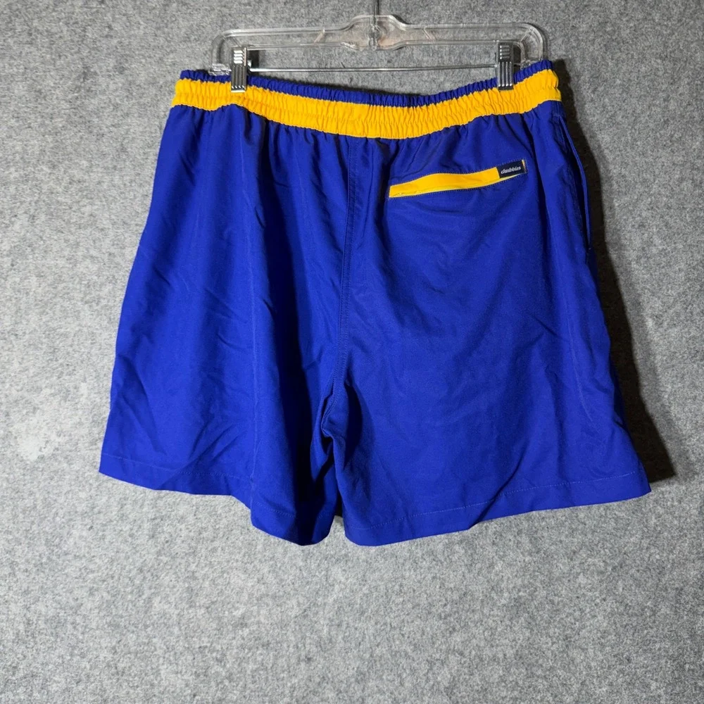 Chubbies NFL Los Angeles Rams Swim Trunks Mens XL Blue Yellow Board Shorts